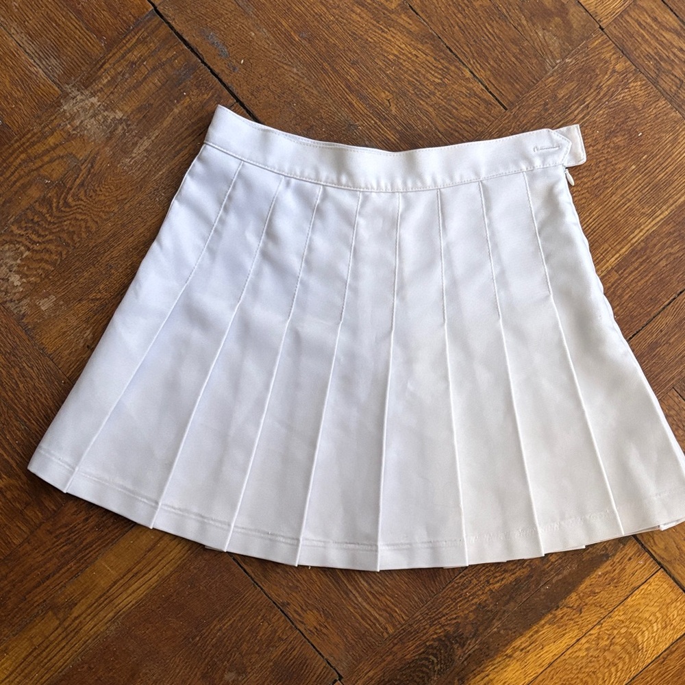 American Apparel White Mini Skirt
